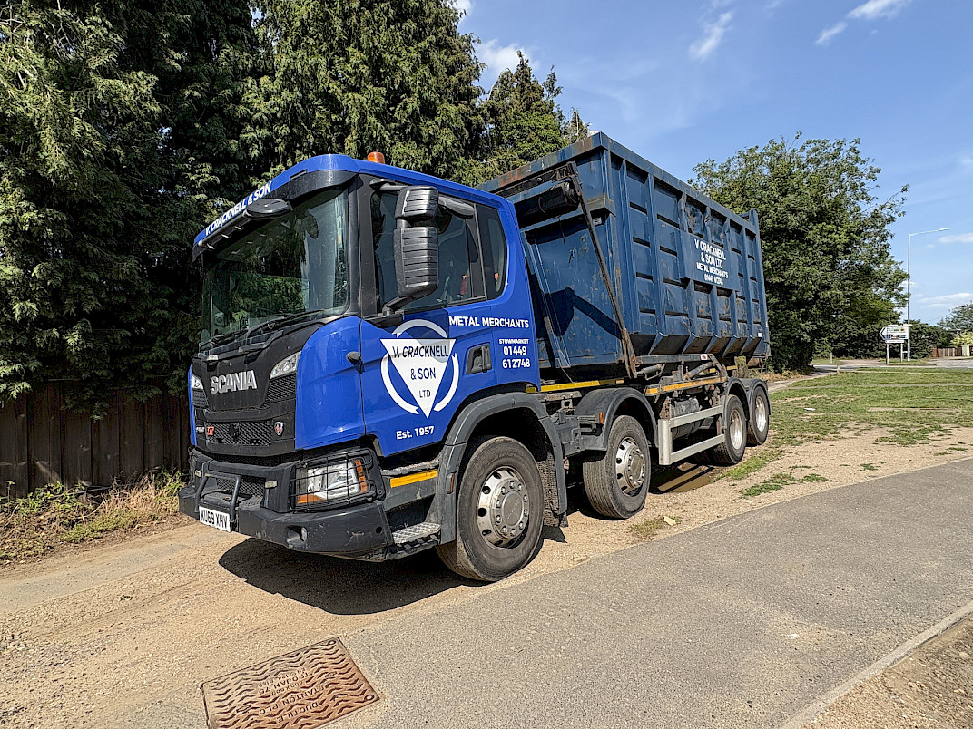 Commercial scrap metal collection, Felixstowe